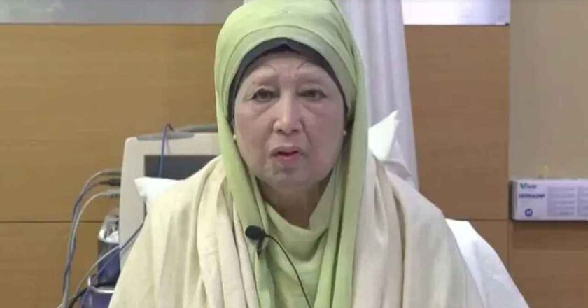 ধ্বংস নয়, শান্তির সমাজ চাই: খালেদা জিয়া