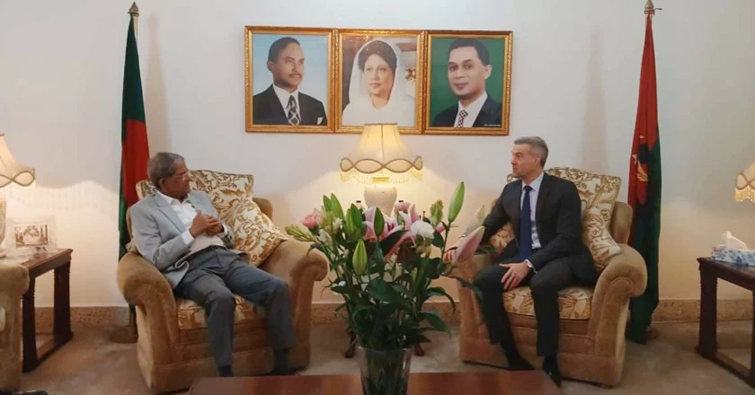 ইইউ’র ভারপ্রাপ্ত রাষ্ট্রদূতের সঙ্গে ফখরুলে বৈঠক