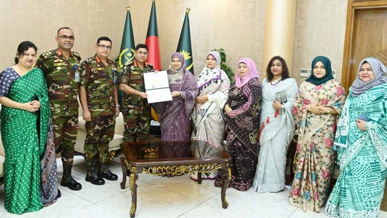 প্রধান উপদেষ্টার ত্রাণ তহবিলে ১৫ লাখ টাকা দিলো সেনা পরিবার সমিতি