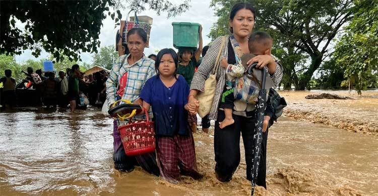 মিয়ানমারে ভয়াবহ বন্যায় ৩৩ জনের মৃত্যু