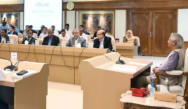সরকারি অর্থের সর্বোত্তম ব্যবহার নিশ্চিত করতে হবে : প্রধান উপদেষ্টা