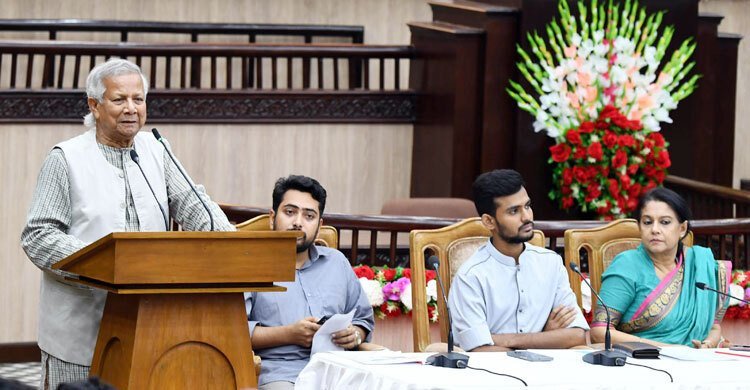 আমাদের প্রতিজ্ঞা শহীদের স্বপ্ন বাস্তবায়ন করা : প্রধান উপদেষ্টা