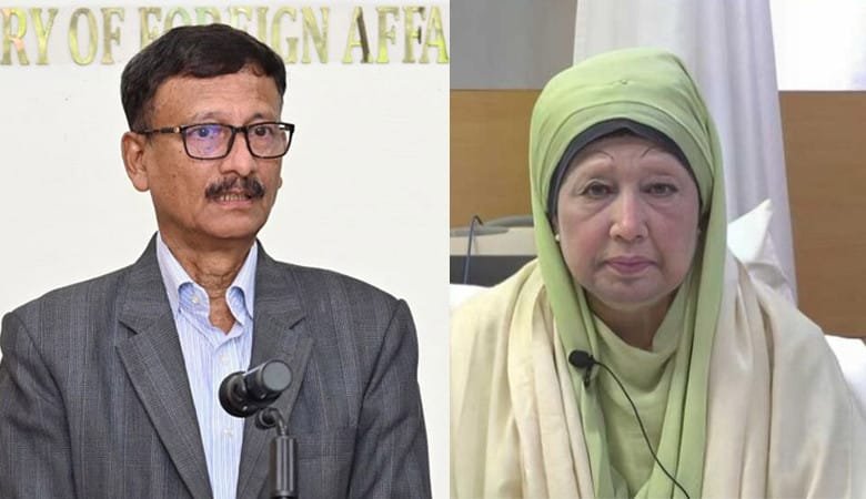 খালেদা জিয়ার ভিসার জন্য সহযোগিতা করবে সরকার : পররাষ্ট্র উপদেষ্টা