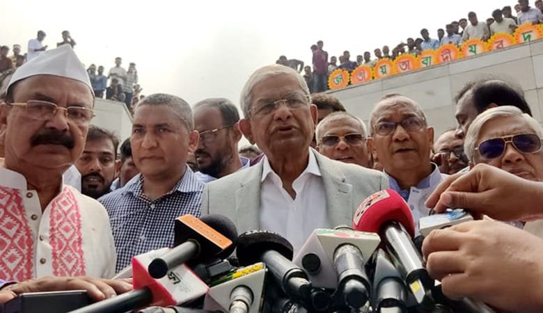 রাষ্ট্রপতি ইস্যুতে কোনো হঠকারী সিদ্ধান্ত নেওয়া ঠিক হবে না : ফখরুল