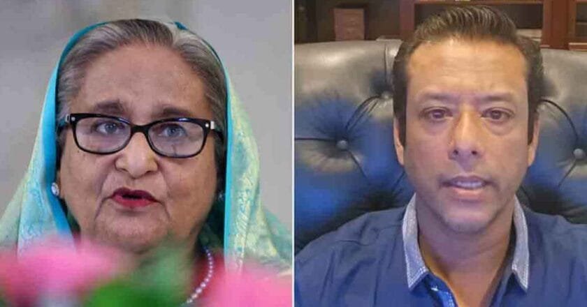 শেখ হাসিনা কোথায় আছেন, জানালেন জয়