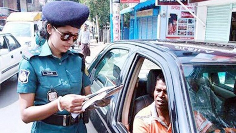 ট্রাফিক আইন লঙ্ঘনের দায়ে দুই দিনে ১ কোটি টাকা জরিমানা