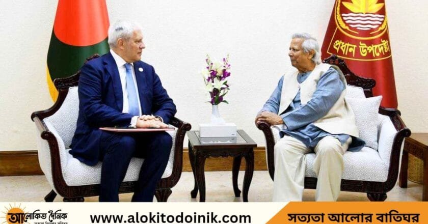 প্রধান উপদেষ্টার সঙ্গে সাক্ষাৎ করেছে সার্বিয়ার সাবেক প্রেসিডেন্ট বরিস তাদিচ