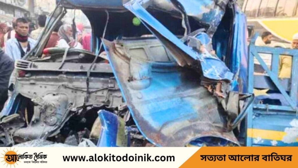 টাঙ্গাইলের মধুপুরে বাস-পিকআপ সংঘর্ষে ৪ জন নিহত