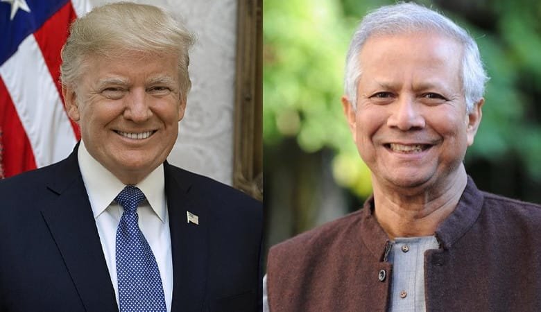 ট্রাম্পকে অভিনন্দন জানালেন প্রধান উপদেষ্টা ড. ইউনূস