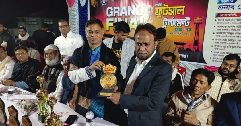 বেলকুচিতে তামাই ক্রীড়া এসোসিয়েশনের নাইট ফুটসাল টুর্ণামেন্ট অনুষ্ঠিত