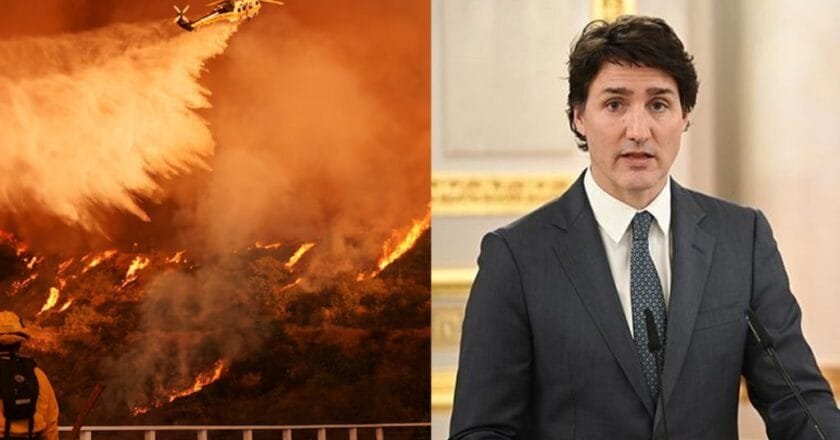 দাবানল বিপর্যয়ে যুক্তরাষ্ট্রের পাশে দাঁড়াল কানাডা