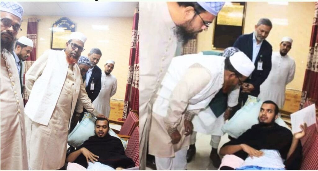 বৈষম্যবিরোধী ছাত্র আন্দোলনে আহত হামীমের পাশে আইএইউ ভিসি