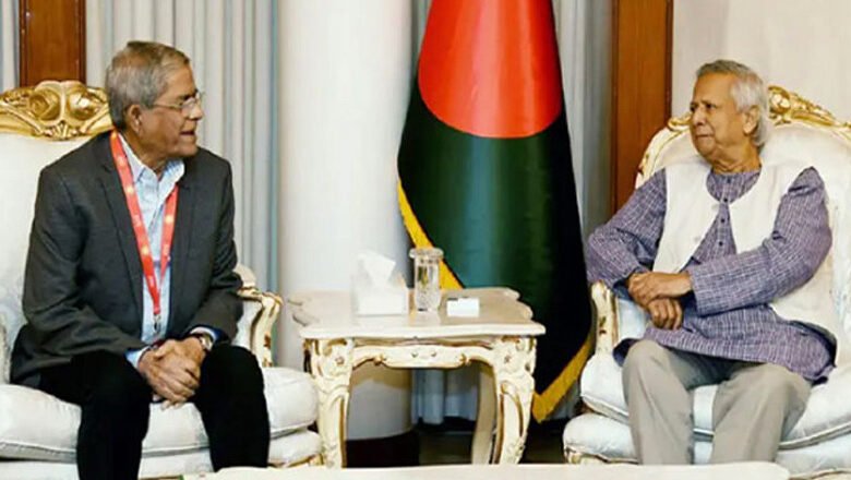 প্রধান উপদেষ্টার সঙ্গে বিএনপির বৈঠক সন্ধ্যায়