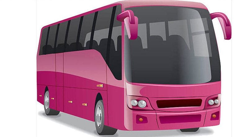 গোলাপি রংয়ের ২৬১০টি বাস চলবে ঢাকায়