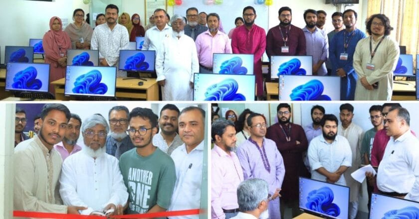 বিওটি চেয়ারম্যানের জন্মদিনে ইউআইটিএসে বিশেষায়িত কম্পিউটার ল্যাব উদ্বোধন