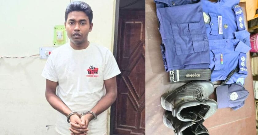 বগুড়ায় ভুয়া পুলিশ আটক