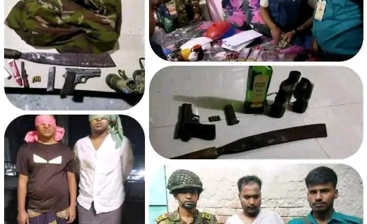 খুলনার কুখ্যাত সন্ত্রাসী গ্রেনেড বাবুর বাড়িতে যৌথ বাহিনীর অভিযান