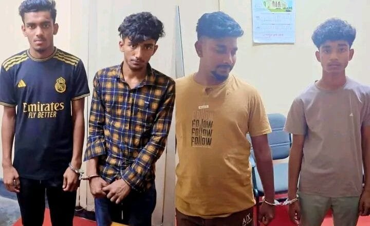 বগুড়ায় পুলিশের উপর কিশোর গ্যাং এর হামলার ঘটনায় গ্রেফতার ৪