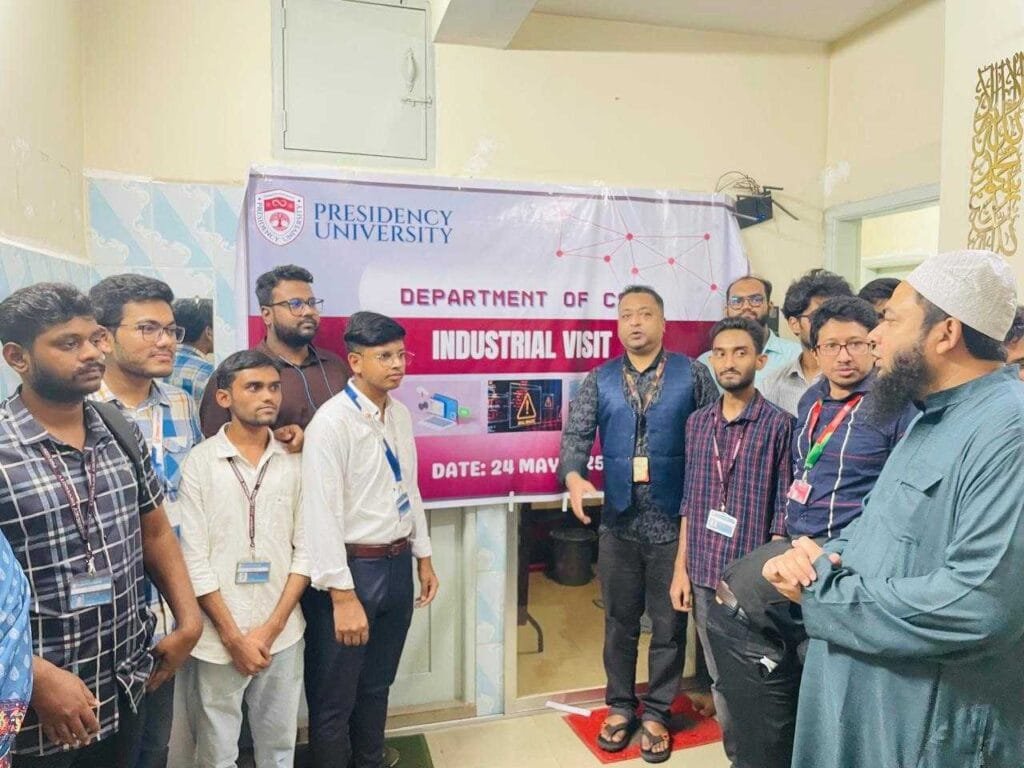 প্রেসিডেন্সী ইউনিভার্সিটির সিএসই শিক্ষার্থীদের ইন্ডাস্ট্রিয়াল ট্রেনিং