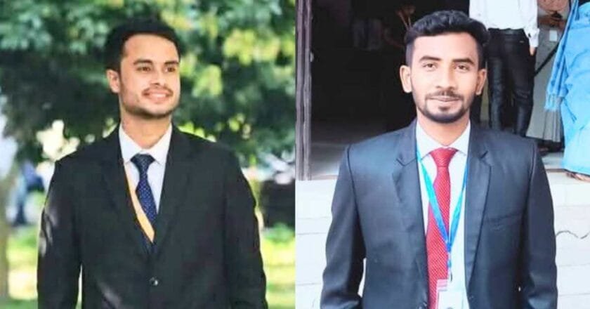 বেরোবিতে কুড়িগ্রাম জেলা ছাত্রকল্যাণ সমিতির নেতৃত্বে রিয়াজ ও রিপন