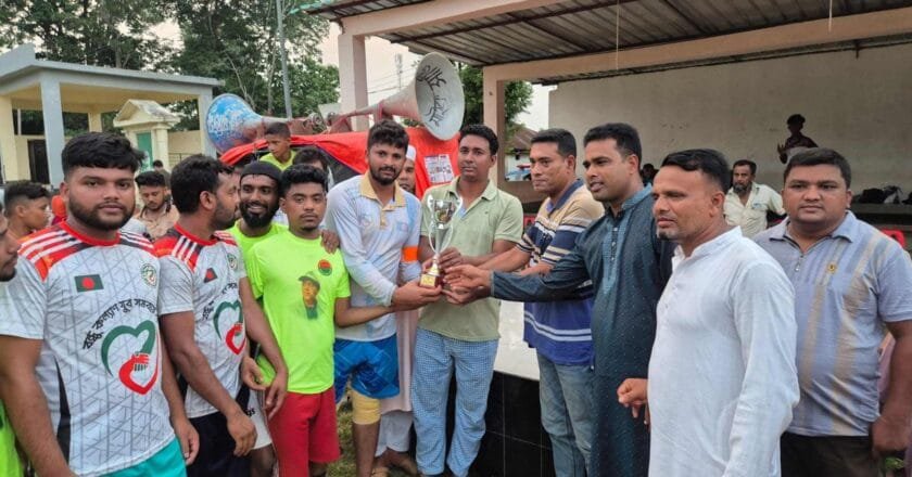 ঈদ-উল-আযহা উপলক্ষে পানছড়ি ছাত্রদলের প্রীতি ফুটবল ম্যাচ