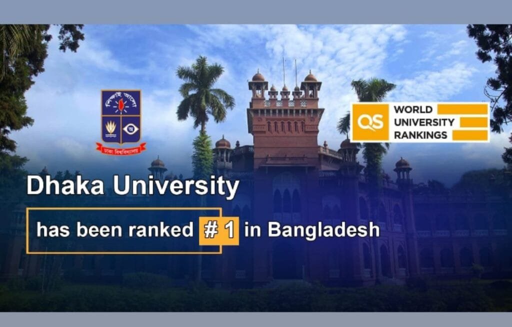 কিউএস র্যাঙ্কিংয়ে ফের দেশের শীর্ষে ঢাকা বিশ্ববিদ্যালয়