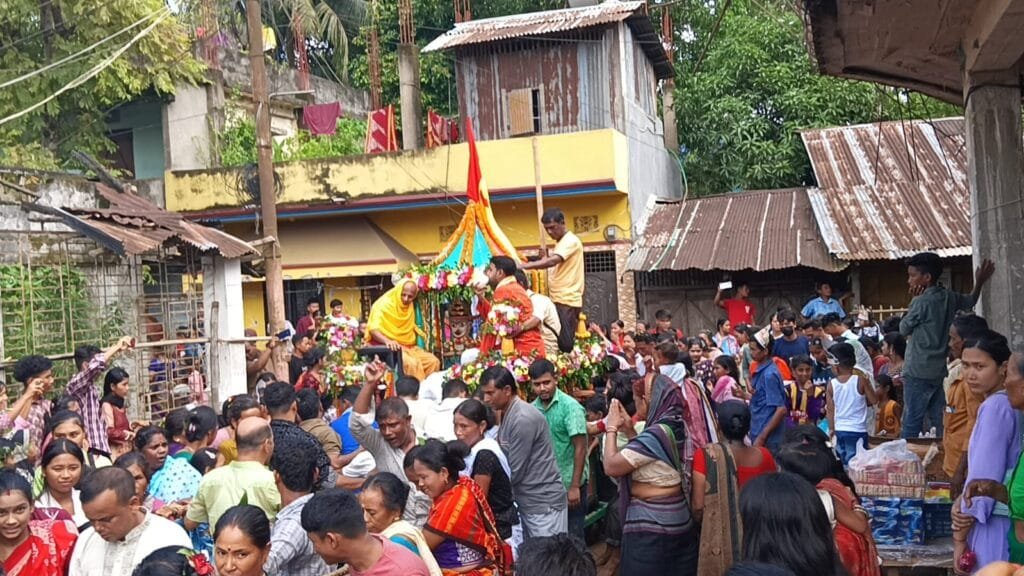 পানছড়িতে রথযাত্রা মহাউৎসব উদযাপিত