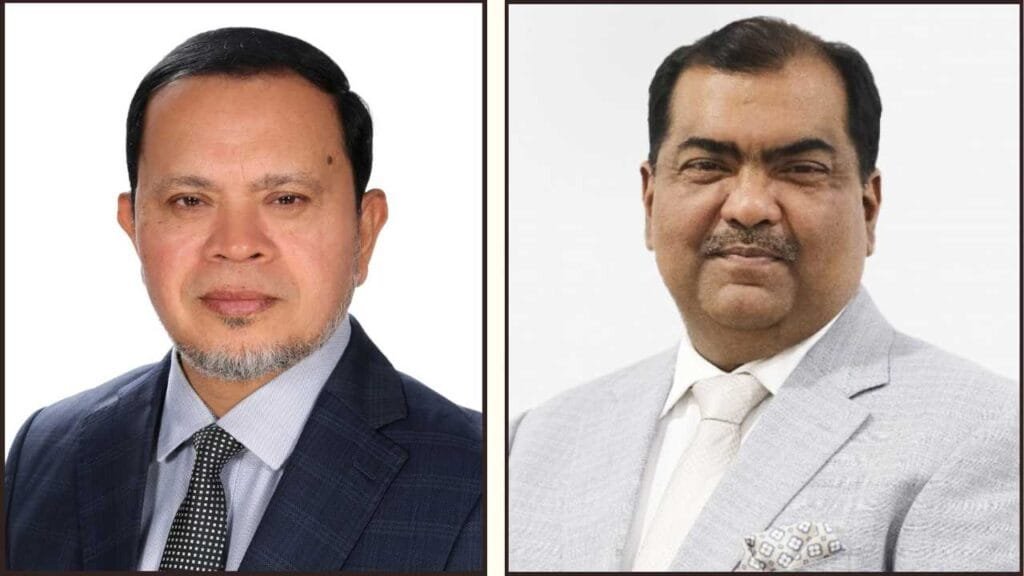 এপিইউবি'র নতুন চেয়ারম্যান ড. সবুর খান ও সেক্রেটারি জেনারেল ইশতিয়াক আবেদিন
