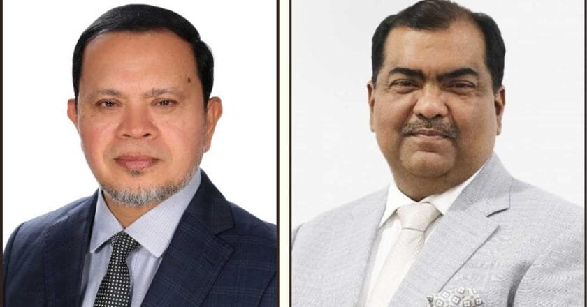 এপিইউবি’র নতুন চেয়ারম্যান ড. সবুর খান ও সেক্রেটারি জেনারেল ইশতিয়াক আবেদিন