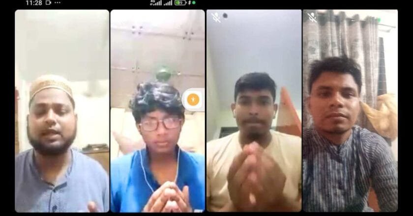 মাইলস্টোনে দুর্ঘটনায় হতাহতের জন্য মুকুন্দগাঁতী উত্তরপাড়া মানবকল্যাণ সংস্থার দোয়া