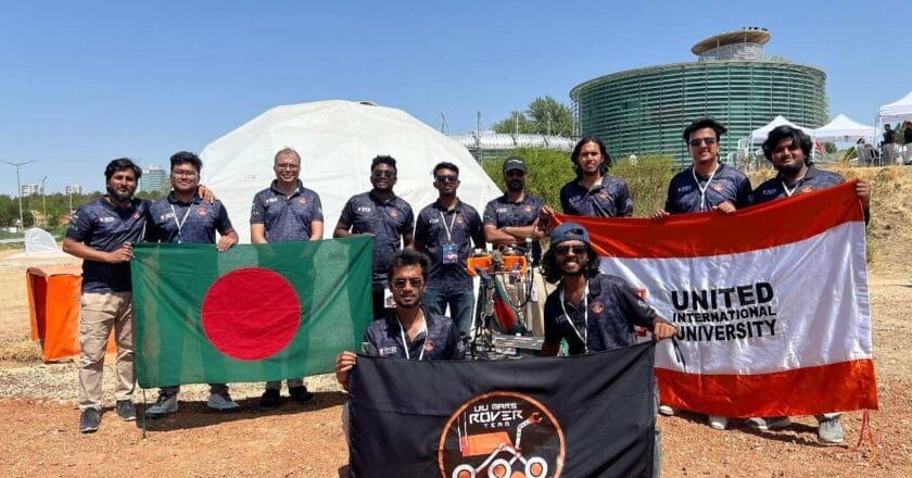 আনাতোলিয়ান রোভার চ্যালেঞ্জে বিশ্বে ৩য় এবং এশিয়ায় ১ম ইউআইইউ মার্স রোভার