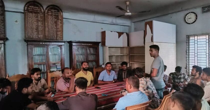 জেলা বিএনপির জনসভা সফল করতে সলঙ্গায় ছাত্রদলের মতবিনিময় সভা