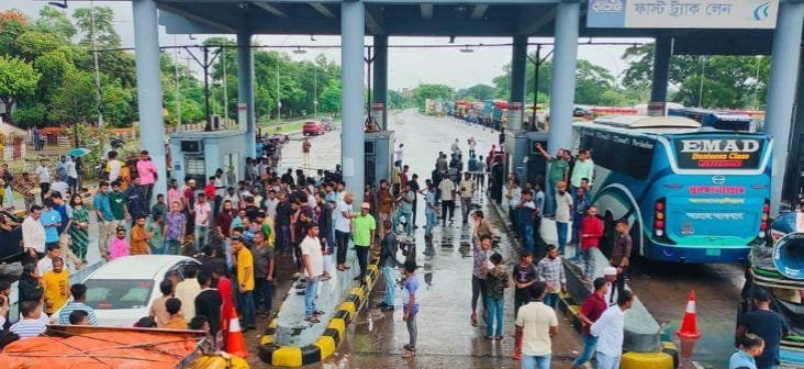 দেড় ঘণ্টা পর রূপসা সেতুতে যান চলাচল শুরু
