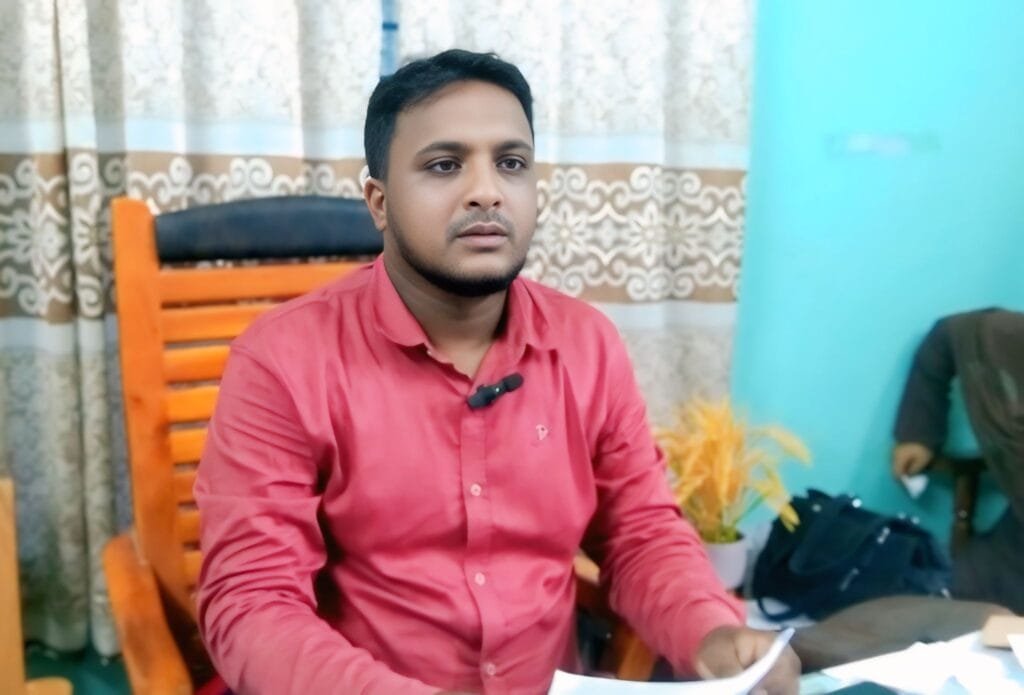 বামনায় ইউপি চেয়ারম্যান ও সদস্যদের বিরুদ্ধে কোটি টাকা দুর্নীতির সংবাদ প্রকাশের প্রতিবাদে সংবাদ সম্মেলন