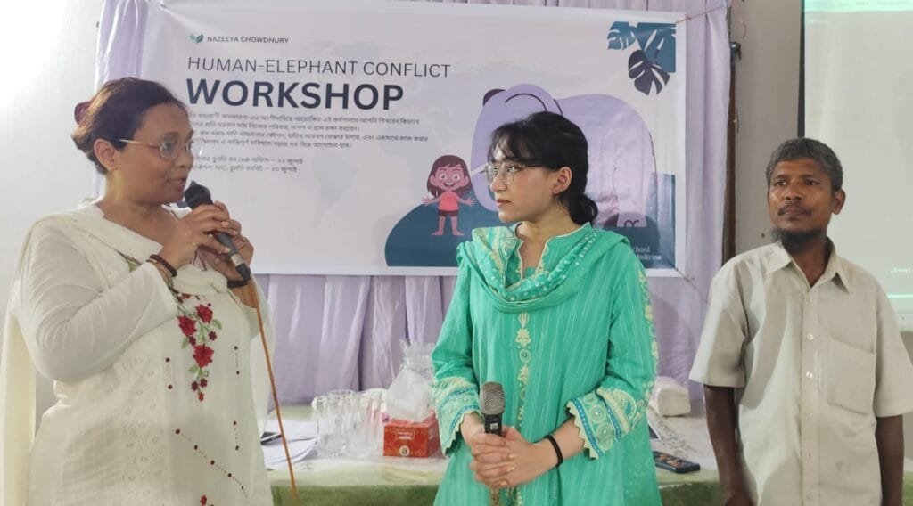 মানব-হাতি দ্বন্দ নিরসনে নাজিয়ার উদ্ভাবনী চিন্তাধারা