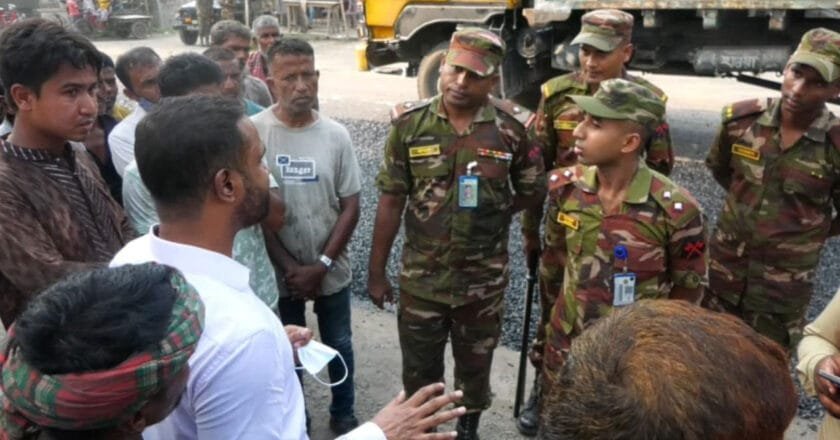 রংপুর-সৈয়দপুর মহাসড়ক সংস্কারে অনিয়ম; ১৭ কি.মি. রাস্তার প্রতি স্কয়ার মিটারে ৫ কেজি করে পাথর কম
