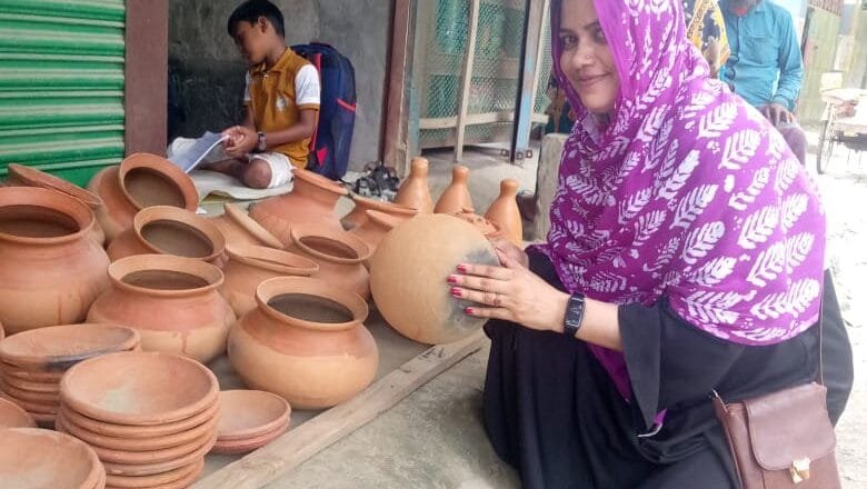 হারিয়ে যেতে বসেছে সলঙ্গার মৃৎশিল্প