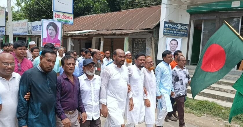 ভূরুঙ্গামারীতে ছাত্র- জনতার গণঅভ্যুত্থানের বর্ষপূর্তিতে বিএনপির বিজয় শোভাযাত্রা ও গণ সমাবেশ অনুষ্ঠিত