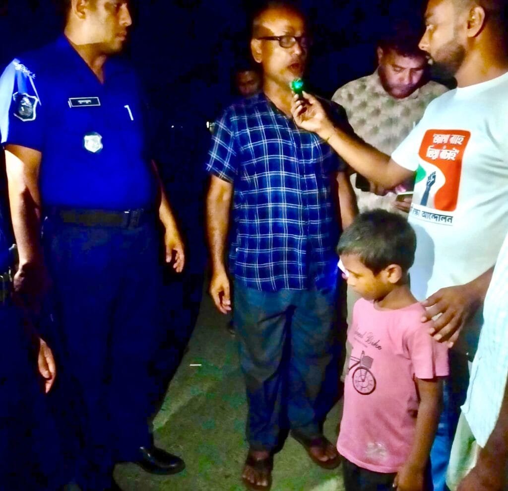 ফুলবাড়ীতে পুকুরে ফেলে শিশু হত্যার চেষ্টায় পাষণ্ড সৎ বাবা আটক