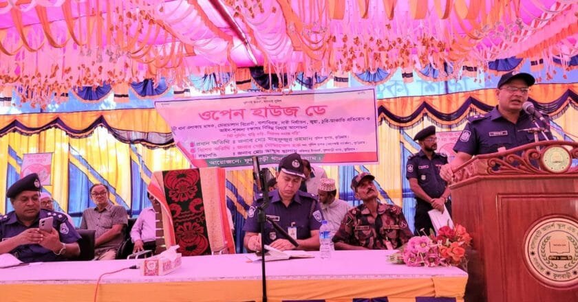 ফুলবাড়ীকে সাত দিনে মাদকমুক্ত করা হবে — পুলিশ সুপার মাহফুজুর রহমান