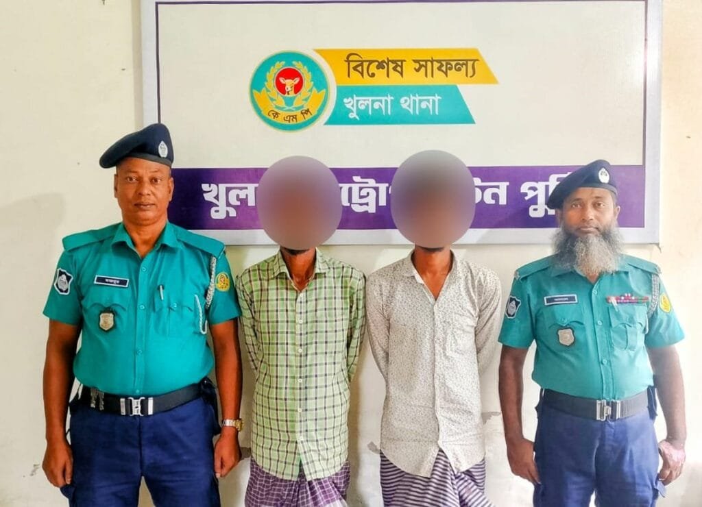 খুলনা নগরীতে চোরাই মালামালসহ ২ চোর আটক