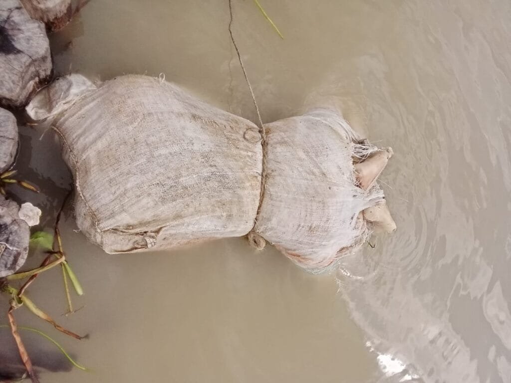 বটিয়াঘাটার কাজীবাছা নদী থেকে বস্তাবন্দী লাশ উদ্ধার