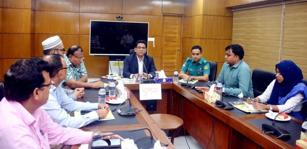খুলনায় টাইফয়েড টিকাদান ক্যাম্পেইন সফল বাস্তবায়নে সমন্বয় সভা