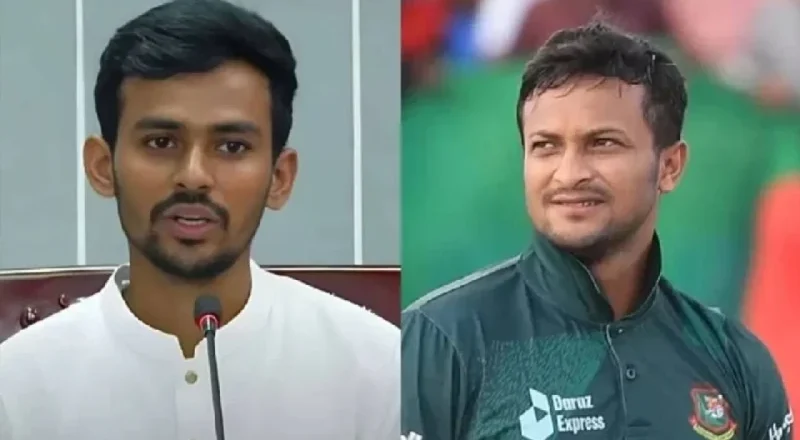 সাকিবকে আর কখনো বাংলাদেশের হয়ে খেলতে দেওয়া হবে না: ক্রীড়া উপদেষ্টা