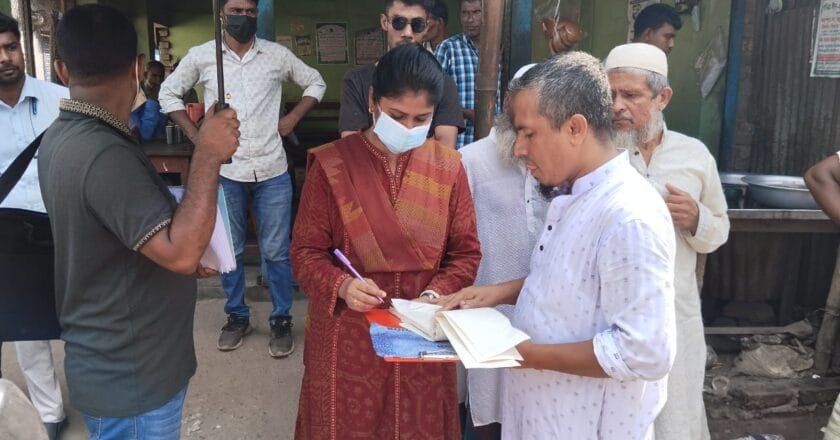 রায়পুরায় যানজট নিরসনে ভ্রাম্যমাণ আদালত, ১০’জনকে জরিমানা