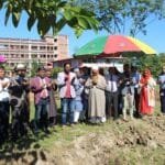 লিডিং ইউনিভার্সিটির তৃতীয় একাডেমিক ভবন নির্মাণে মাটি ভরাট ও উন্নয়ন কাজ উদ্বোধন