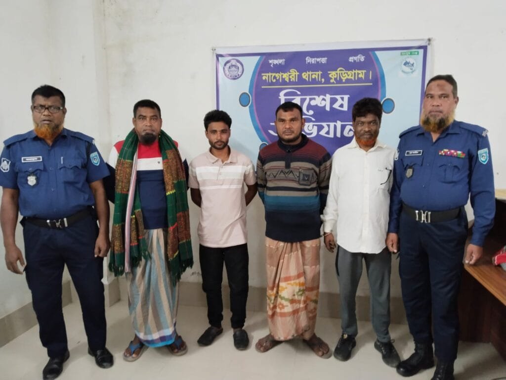 কুড়িগ্রামে নাশকতারোধে বিশেষ অভিযান: ৩ দিনে গ্রেফতার ৫১ জন