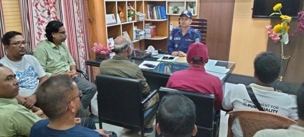 ‘ভিত্তিহীন সংবাদে পুলিশের ভাবমূর্তি ক্ষুণ্ণ হচ্ছে’—ভূরুঙ্গামারী থানার ওসি