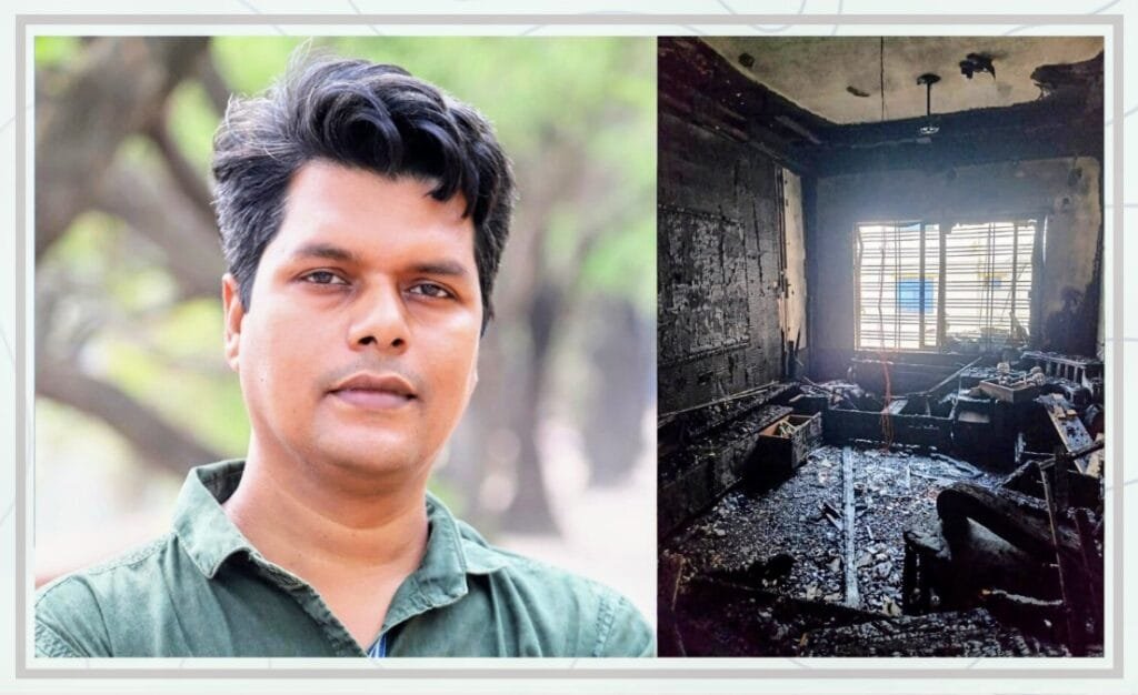 উত্তরা বহুতল ভবনে আগুন: বেঁচে ফিরলেন কথাসাহিত্যিক আহমেদ ফারুক ও তাঁর পরিবার