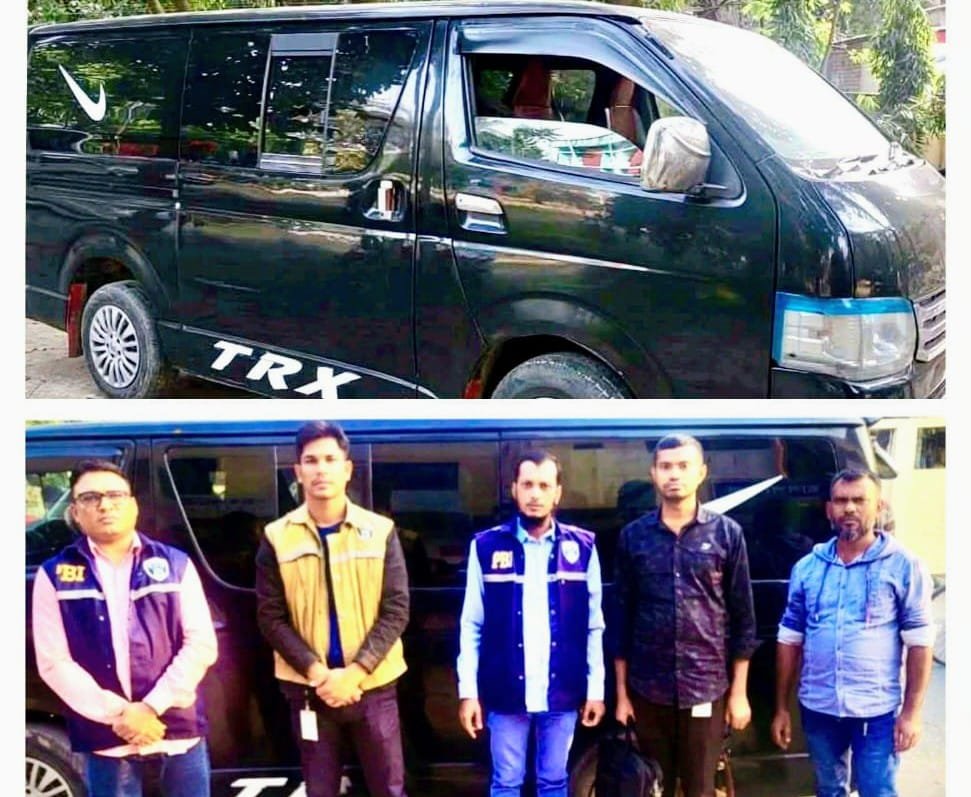 তিন বছর আগে চুরি হওয়া গাড়ি উদ্ধার করল পিবিআই মানিকগঞ্জ জেলা